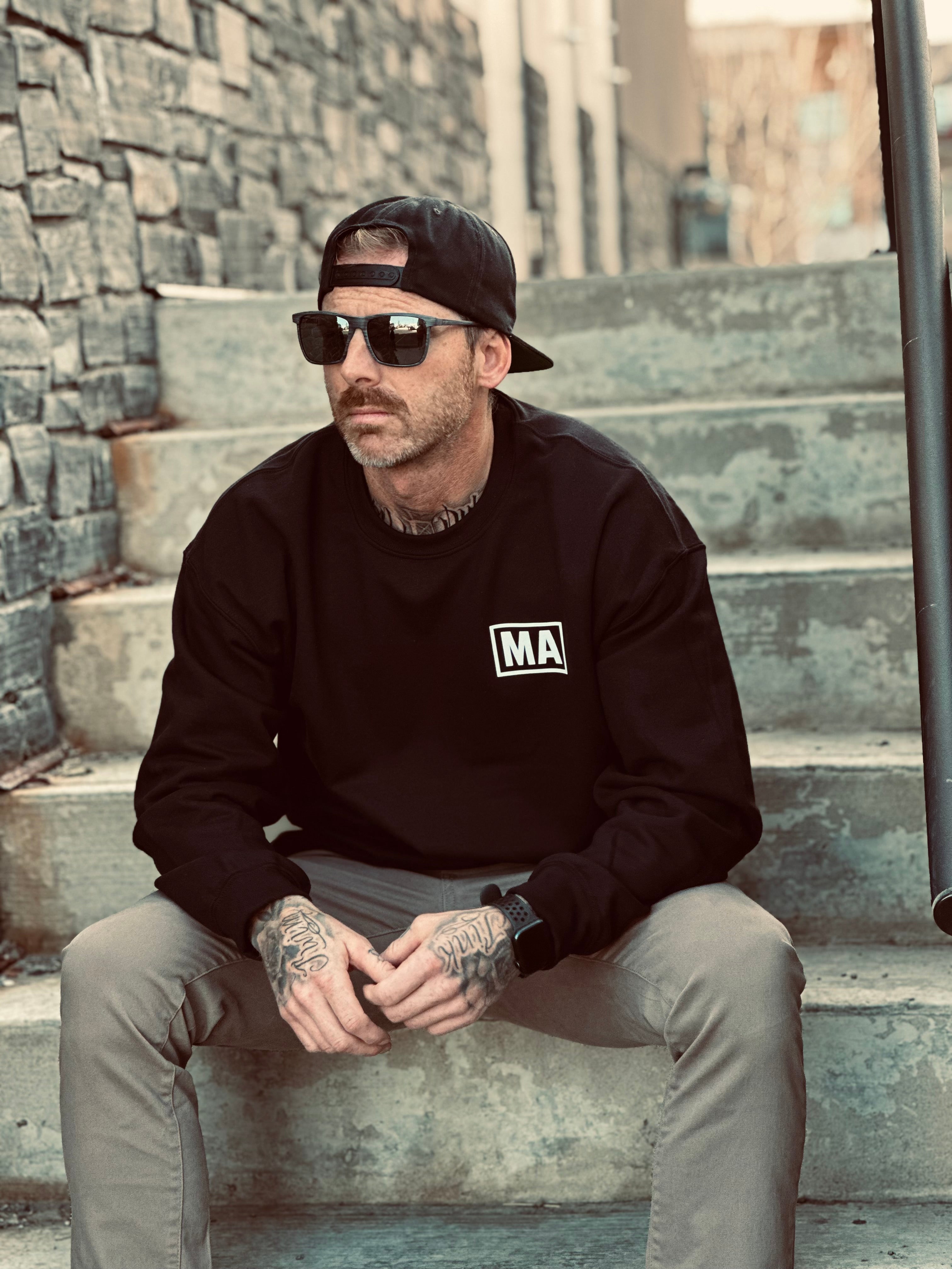 The "Foundation" Crewneck Sweatshirt | Bold Streetwear by Misfit Apparel