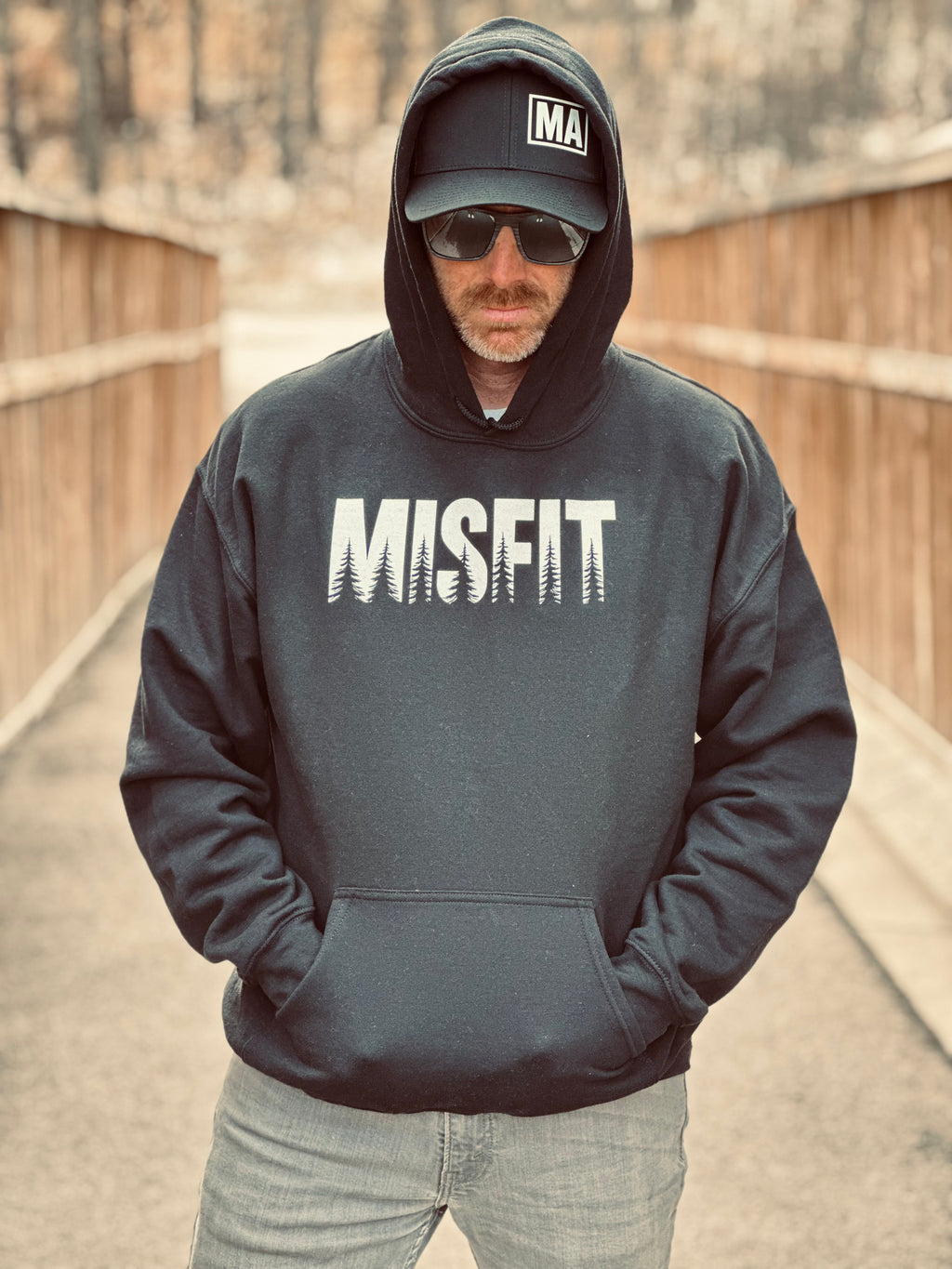 The "Pineline" Hooded Sweatshirt | By Misfit Apparel