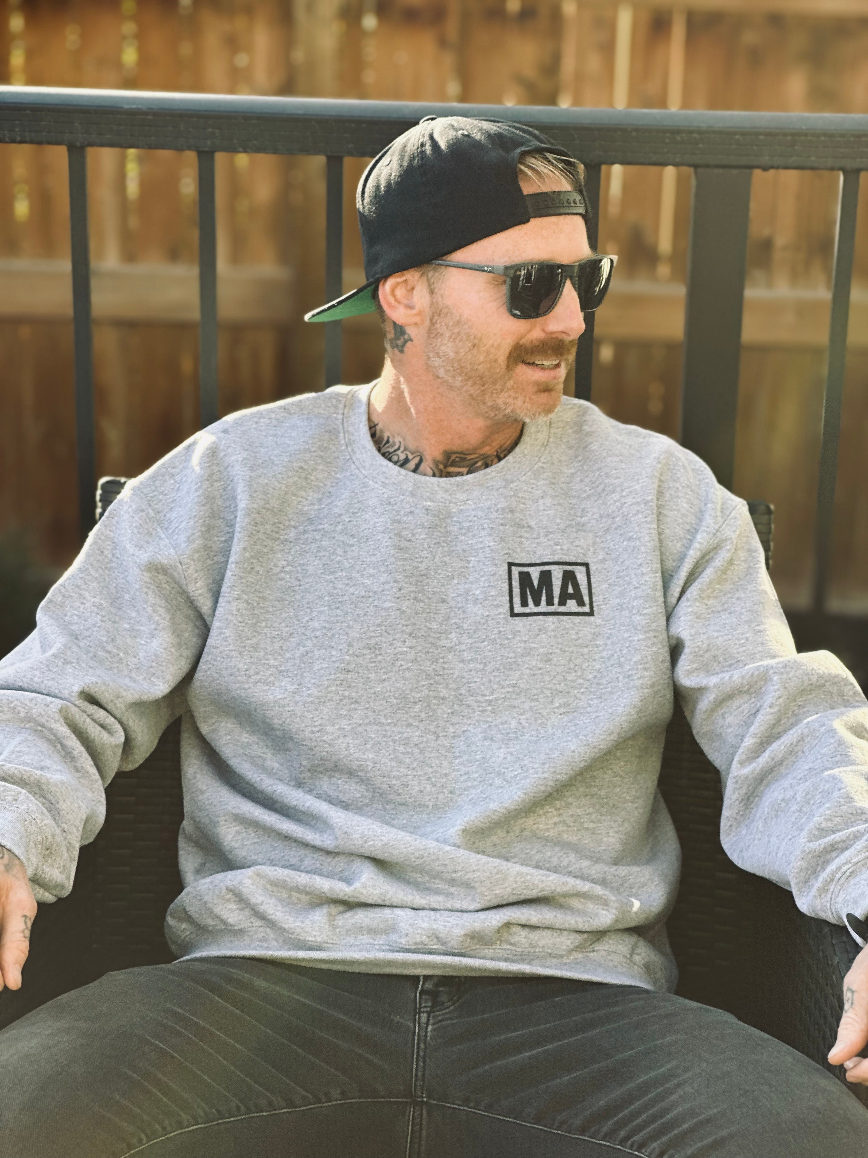 The "Foundation" Crewneck Sweatshirt | Bold Streetwear by Misfit Apparel