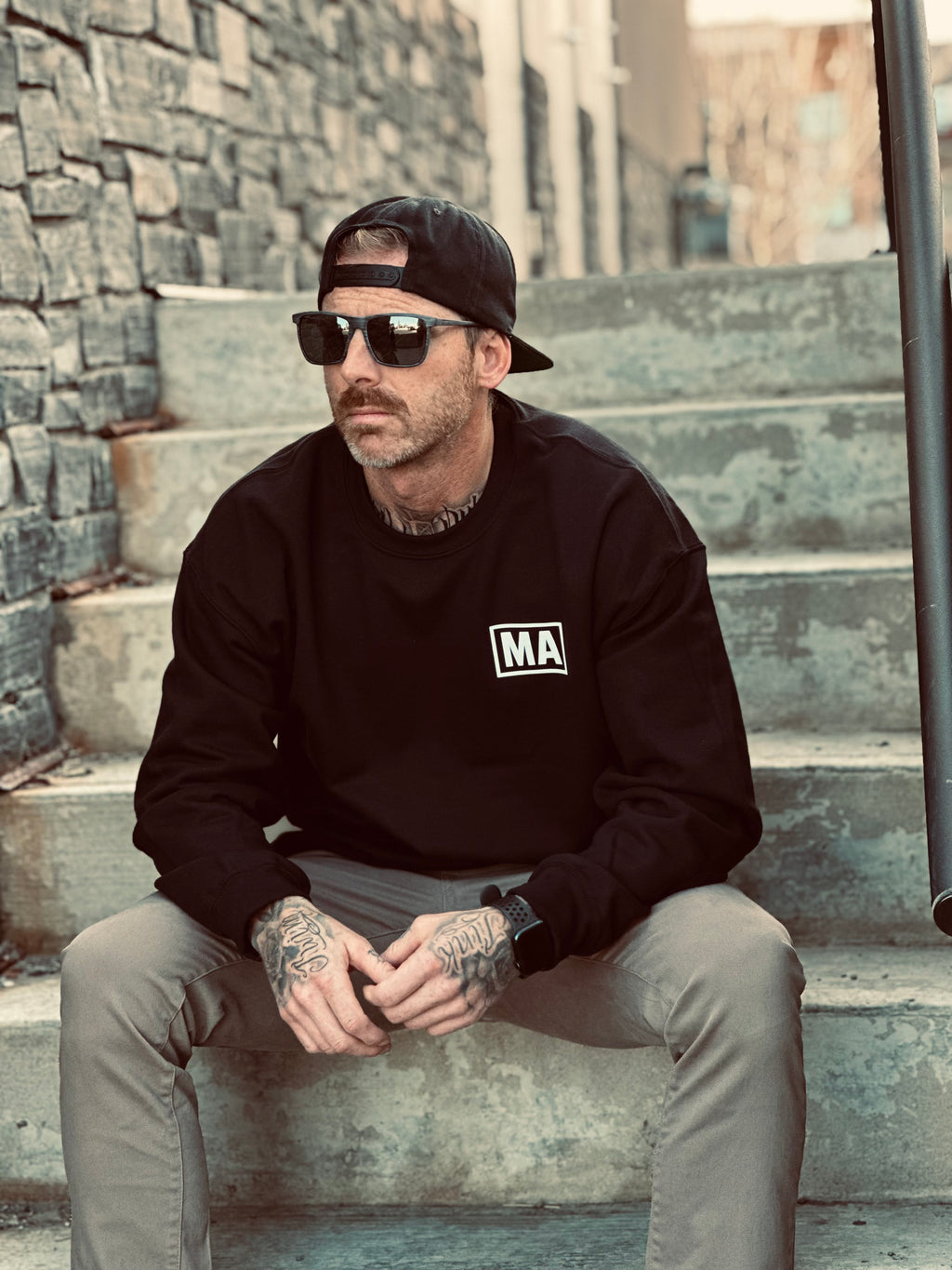 The "Foundation" Crewneck Sweatshirt | Bold Streetwear by Misfit Apparel