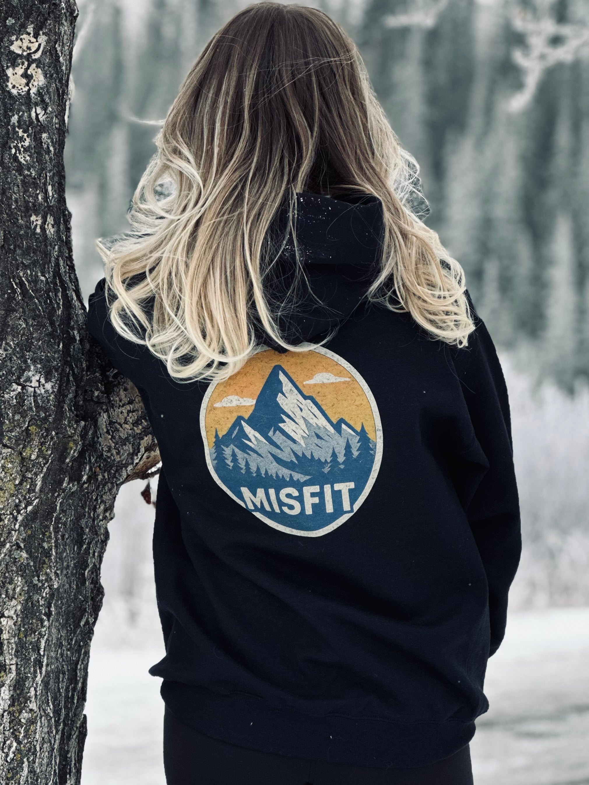 The "Summit Line" Series Hooded Sweatshirt | Lifestyle by Misfit Apparel