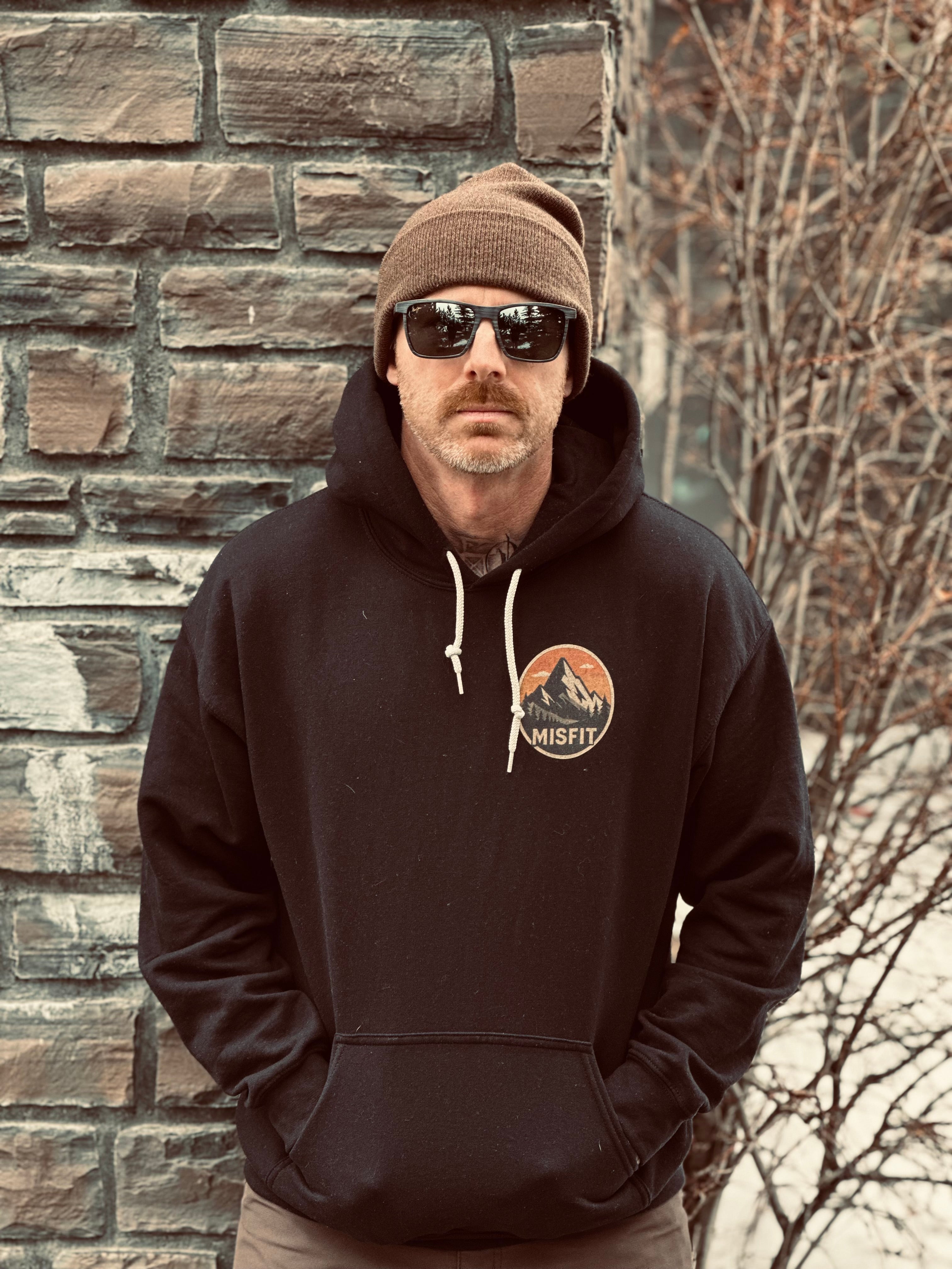 The "Summit Line" Series Hooded Sweatshirt | Lifestyle by Misfit Apparel