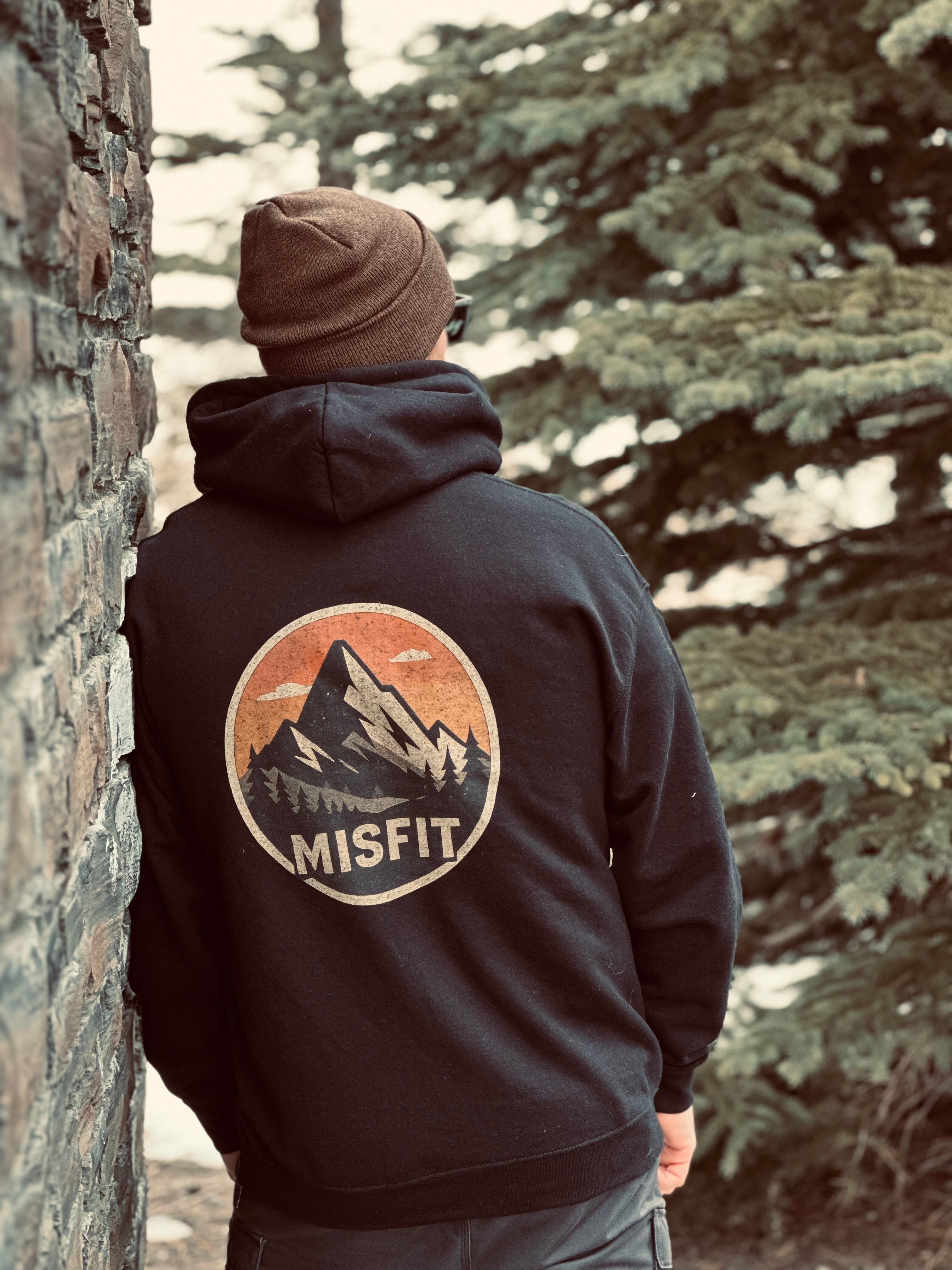 The "Summit Line" Series Hooded Sweatshirt | Lifestyle by Misfit Apparel