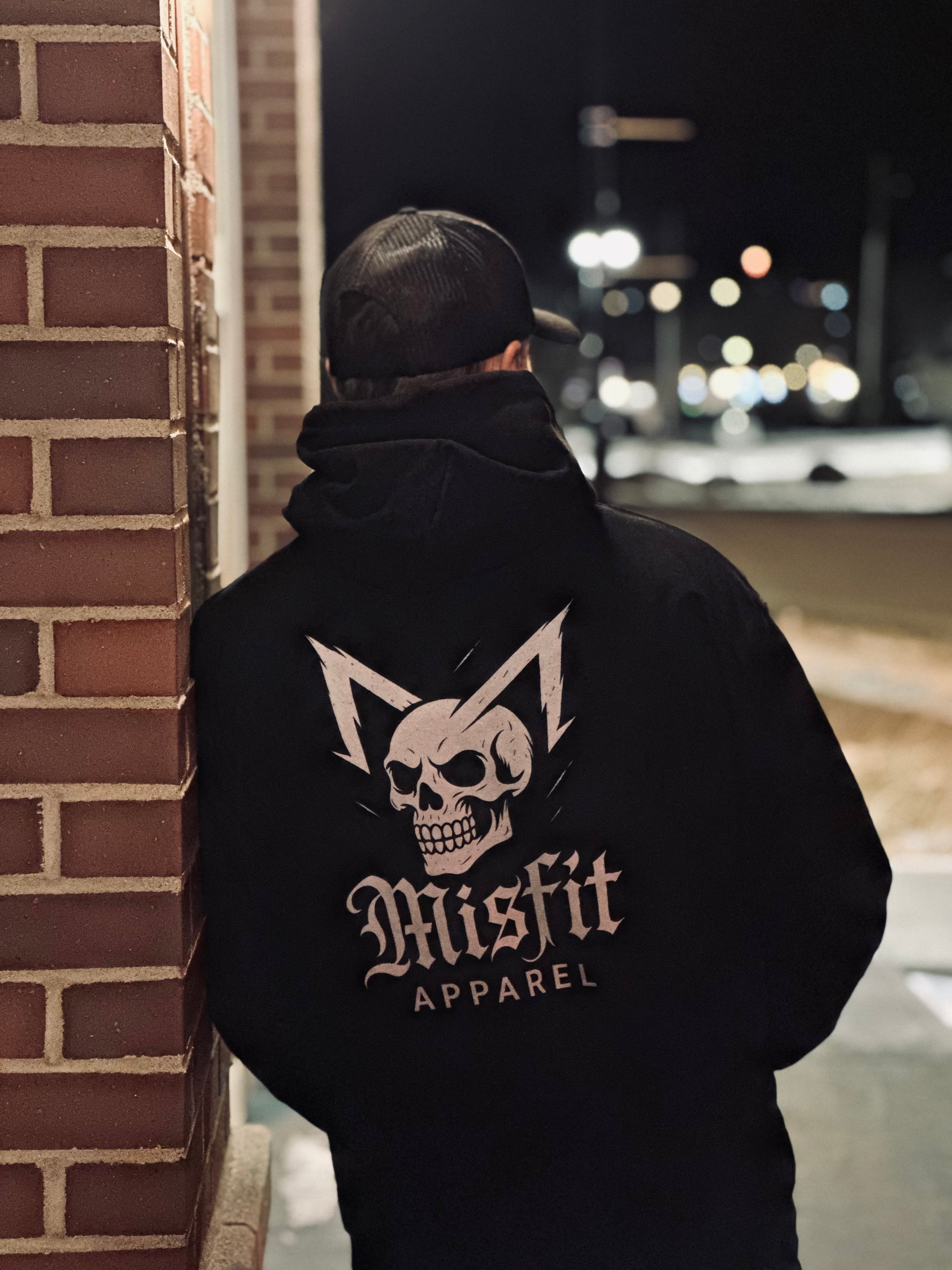 The "Shadow Crest" Hooded Sweatshirt | Lifestyle by Misfit Apparel